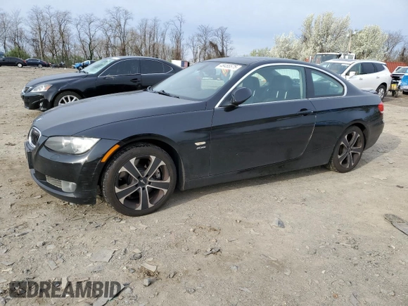 2009 BMW 3 Series 335i xDrive with VIN WBAWC73549E063570, listed as a Copart auction lot 48455575 with 127,726 mi miles and Salvage Title. Bid and sale history available at carsss.com. Image 1.