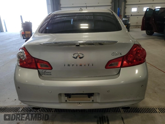 2012 Infiniti G37 x with VIN JN1CV6AR7CM970006, listed as a Copart auction lot 52084475 with 123,634 mi miles and Salvage Title. Bid and sale history available at carsss.com. Image 6.