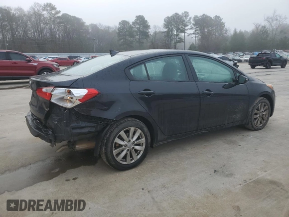 2014 Kia Forte LX with VIN KNAFX4A66E5214322, listed as a Copart auction lot 43783885 with 249,045 mi miles and Salvage Title. Bid and sale history available at carsss.com. Image 3.