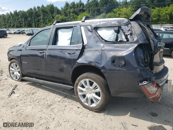 2023 Chevrolet Tahoe High Country with VIN 1GNSKTKT4PR253279, listed as a Copart auction lot 67980984 with 22,222 mi miles and Salvage Title. Bid and sale history available at carsss.com. Image 2.