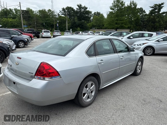 2011 Chevrolet Impala LT Fleet with VIN 2G1WG5EK2B1316223, listed as a Copart auction lot 60080805 with 235,056 mi miles and Clean title. Bid and sale history available at DreamBid. Image 4.