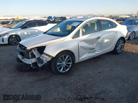2015 Buick Verano Leather Group with VIN 1G4PS5SK8F4190390, listed as a IAAI auction lot 41611234 with 128,286 mi miles. Bid and sale history available at carsss.com. Image 2.