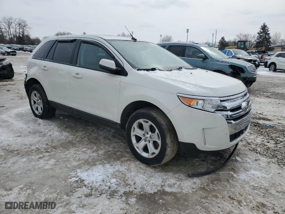 2013 Ford Edge SEL with VIN 2FMDK4JC7DBA08625, listed as a Copart auction lot 45634465 with 154,008 mi miles and Salvage Title. Bid and sale history available at carsss.com. Image 4.