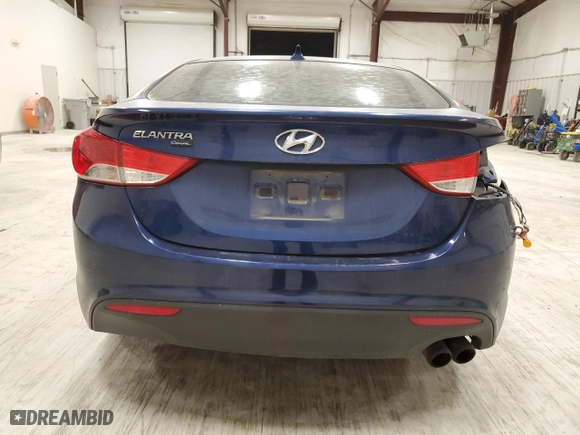 2013 Hyundai Elantra Coupe GS with VIN KMHDH6AEXDU006292, listed as a Copart auction lot 46709205 with 0 mi miles and Salvage Title. Bid and sale history available at carsss.com. Image 6.