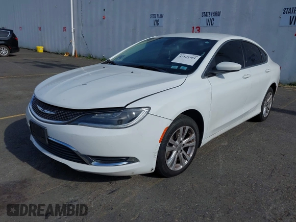 2015 Chrysler 200 Limited z VIN 1C3CCCAB4FN746280, wystawiony jako IAAI lot #42521951 z przebiegiem 156 794 mil mil oraz . Historia ofert i sprzedaży dostępna na DreamBid. Obrazek 2.