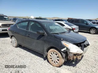 2017 Nissan Versa S with VIN 3N1CN7AP8HL802669, listed as a Copart auction lot 57773025 with 128,079 mi miles and Salvage title. Bid and sale history available at DreamBid. Image 4.