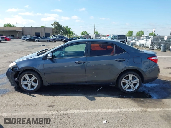 2014 Toyota Corolla L with VIN 5YFBURHE5EP005970, listed as a IAAI auction lot 42131661 with 115,840 mi miles and . Bid and sale history available at DreamBid. Image 15.