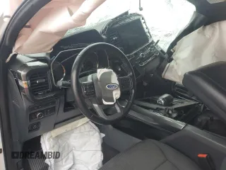2021 Ford F-150 XL with VIN 1FTEW1EP1MFA64051, listed as a Copart auction lot 57483575 with Not provided miles and Non repairable. Bid and sale history available at DreamBid. Image 8.