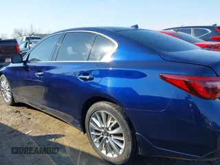 2021 Infiniti Q50 Luxe with VIN JN1EV7BR6MM755747, listed as a IAAI auction lot 41782339 with 65,463 mi miles and . Bid and sale history available at carsss.com. Image 14.