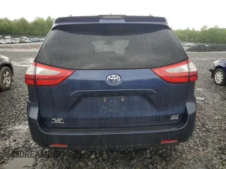 2018 Toyota Sienna XLE with VIN 5TDDZ3DC9JS196337, listed as a Copart auction lot 56890985 with 195,104 mi miles and Salvage title. Bid and sale history available at DreamBid. Image 6.