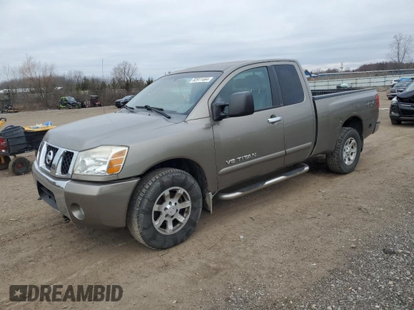 2006 Nissan Titan SE with VIN 1N6BA06B06N502594, listed as a Copart auction lot 82911464 with 152,345 mi miles and Clean Title. Bid and sale history available at DreamBid. Image 1.