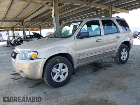 2007 Ford Escape Hybrid with VIN 1FMCU49H27KB80996, listed as a Copart auction lot 50178495 with 161,080 mi miles and Salvage Title. Bid and sale history available at carsss.com. Image 1.