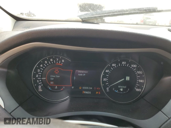 2016 Lincoln MKZ with VIN 3LN6L2J94GR622956, listed as a Copart auction lot 59225915 with 93,509 mi miles and Salvage title. Bid and sale history available at DreamBid. Image 9.