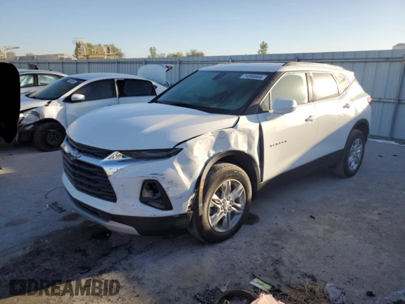 2022 Chevrolet Blazer LT z VIN 3GNKBDRS5NS139563, wystawiony jako Copart lot #74590664 z przebiegiem 18 604 mil mil oraz Szkoda całkowita • Salvage title. Historia ofert i sprzedaży dostępna na DreamBid. Obrazek 1.