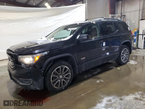 2017 GMC Acadia SLT with VIN 1GKKNVLS8HZ145450, listed as a Copart auction lot 89261685 with 204,596 mi miles and Salvage Title. Bid and sale history available at carsss.com. Image 1.