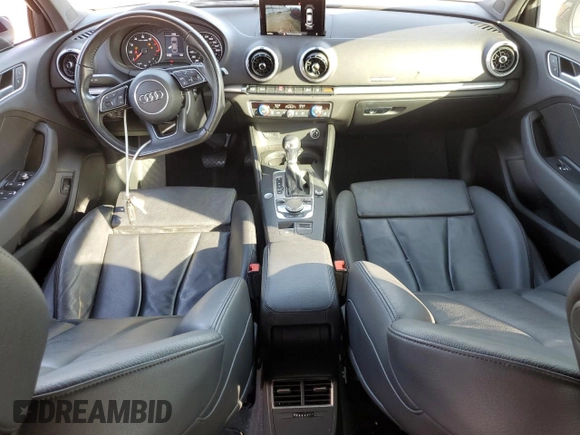 2017 Audi A3 Sedan Premium Plus with VIN WAUGUGFF3H1038266, listed as a Copart auction lot 71200734 with 105,768 mi miles and Salvage Title. Bid and sale history available at carsss.com. Image 8.