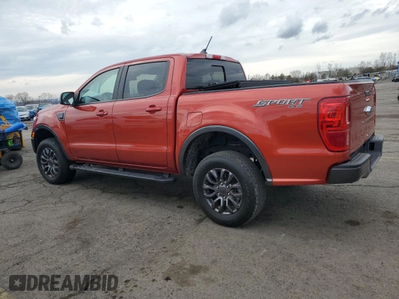2022 Ford Ranger XL with VIN 1FTER4FH0NLD43915, listed as a Copart auction lot 51704935 with 38,176 mi miles and Salvage Title. Bid and sale history available at DreamBid. Image 2.