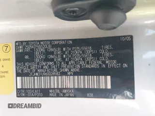 2006 Lexus RX 400h with VIN JTJHW31U960028583, listed as a IAAI auction lot 42213723 with 244,525 mi miles and . Bid and sale history available at DreamBid. Image 9.