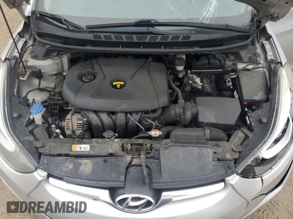 2014 Hyundai Elantra SE z VIN 5NPDH4AE9EH516525, wystawiony jako Copart lot #59575975 z przebiegiem 92 180 mil mil oraz Czysty tytuł • Clean title. Historia ofert i sprzedaży dostępna na DreamBid. Obrazek 11.
