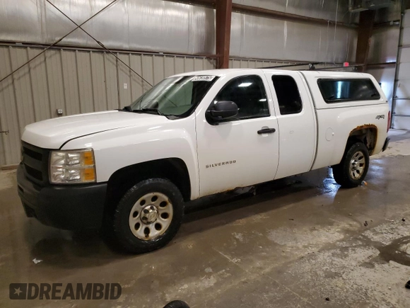 2011 Chevrolet Silverado 1500 Work Truck with VIN 1GCRKPE3XBZ443364, listed as a Copart auction lot 50638575 with 201,018 mi miles and Clean Title. Bid and sale history available at DreamBid. Image 1.