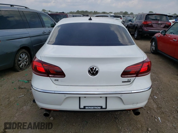 2015 Volkswagen CC VR6 Executive 4Motion with VIN WVWGU7AN5FE800701, listed as a Copart auction lot 63322263 with 96,506 mi miles. Bid and sale history available at carsss.com. Image 6.