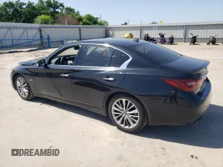 2018 Infiniti Q50 Luxe z VIN JN1EV7APXJM366783, wystawiony jako Copart lot #51775315 z przebiegiem 35 972 mil mil oraz Szkoda całkowita • Salvage title. Historia ofert i sprzedaży dostępna na DreamBid. Obrazek 2.