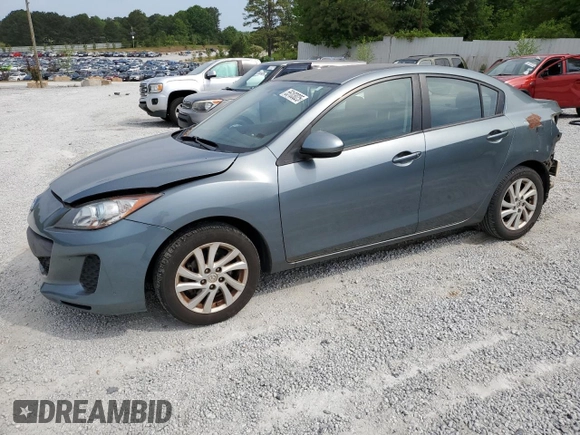 2012 Mazda 3 i Touring with VIN JM1BL1V71C1694546, listed as a Copart auction lot 55103025 with 148,810 mi miles and Salvage title. Bid and sale history available at DreamBid. Image 1.