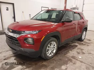 2021 Chevrolet TrailBlazer LS with VIN KL79MMS28MB005889, listed as a IAAI auction lot 41951684 with 28,350 mi miles and . Bid and sale history available at DreamBid. Image 2.