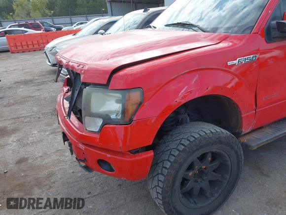 2011 Ford F-150 XLT with VIN 1FTFW1ET3BFC64671, listed as a IAAI auction lot 40610978 with 161,997 mi miles. Bid and sale history available at carsss.com. Image 6.