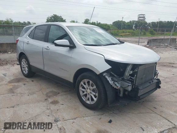 2021 Chevrolet Equinox LT z VIN 3GNAXKEV0MS165682, wystawiony jako IAAI lot #42419436 z przebiegiem 42 199 mil mil oraz . Historia ofert i sprzedaży dostępna na DreamBid. Obrazek 1.