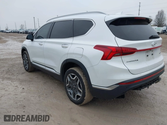 2022 Hyundai Santa Fe Limited with VIN 5NMS4DAL7NH415708, listed as a IAAI auction lot 41571300 with 105,048 mi miles. Bid and sale history available at carsss.com. Image 3.