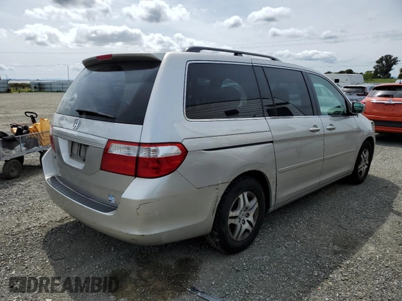 2007 Honda Odyssey EX-L with VIN 5FNRL38797B417341, listed as a Copart auction lot 51848675 with 193,017 mi miles and Salvage Title. Bid and sale history available at carsss.com. Image 3.
