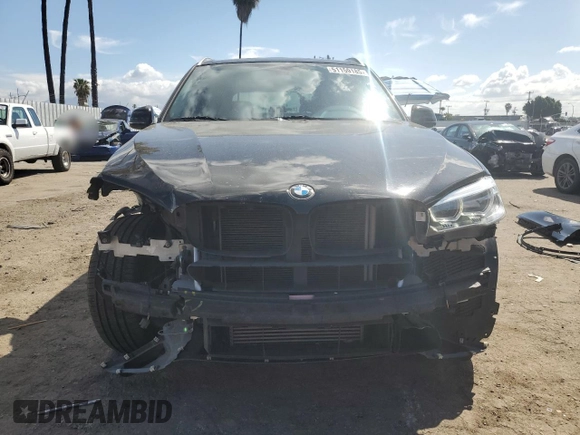2017 BMW X5 sDrive35i with VIN 5UXKR2C39H0X03686, listed as a Copart auction lot 51159185 with 84,244 mi miles and Salvage Title. Bid and sale history available at carsss.com. Image 5.