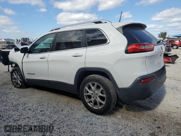 2018 Jeep Cherokee Latitude with VIN 1C4PJLCXXJD551696, listed as a Copart auction lot 87802645 with Not provided miles and Salvage title. Bid and sale history available at DreamBid. Image 2.