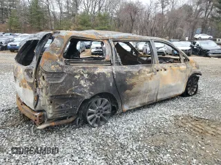 2017 Toyota Sienna LE with VIN 5TDJZ3DC4HS162562, listed as a Copart auction lot 51278065 with 0 mi miles and Salvage Title. Bid and sale history available at carsss.com. Image 3.