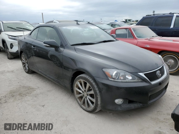 2013 Lexus IS 250 C with VIN JTHFF2C2XD2527943, listed as a Copart auction lot 75036214 with Not provided miles and Salvage title. Bid and sale history available at DreamBid. Image 4.