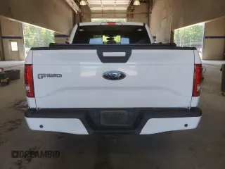 2016 Ford F-150 XLT with VIN 1FTEW1EG7GFD11982, listed as a Copart auction lot 62224995 with 136,187 mi miles and Salvage title. Bid and sale history available at DreamBid. Image 6.