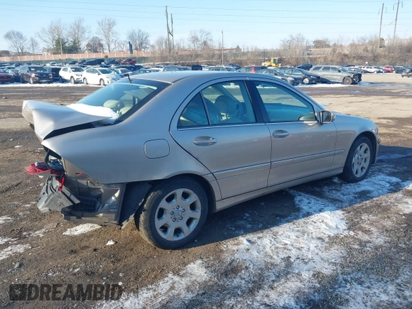 2005 Mercedes-Benz C 240 with VIN WDBRF81J85F673746, listed as a IAAI auction lot 41426506 with 141,346 mi miles and . Bid and sale history available at DreamBid. Image 4.