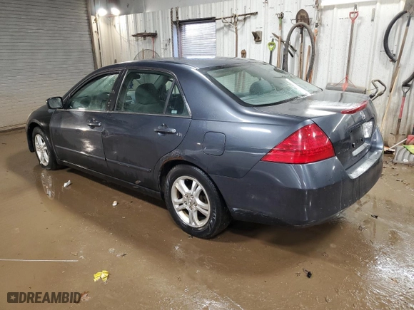 2006 Honda Accord Sdn LX SE with VIN 1HGCM56366A100771, listed as a Copart auction lot 44423205 with 213,163 mi miles and Salvage Title. Bid and sale history available at carsss.com. Image 2.