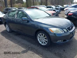 2006 Lexus GS 300 with VIN JTHCH96S760006369, listed as a IAAI auction lot 42023278 with 132,449 mi miles. Bid and sale history available at carsss.com. Image 1.