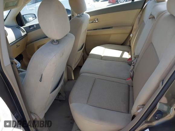 2008 Nissan Sentra S with VIN 3N1AB61E28L759925, listed as a IAAI auction lot 41991138 with 40,187 mi miles and . Bid and sale history available at DreamBid. Image 8.