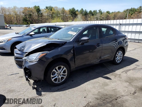 2018 Toyota Yaris with VIN 3MYDLBYV5JY305734, listed as a Copart auction lot 55182945 with 80,479 mi miles and Salvage Title. Bid and sale history available at DreamBid. Image 1.