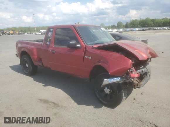 2004 Ford Ranger XL Fleet with VIN 1FTYR44U24PA20342, listed as a Copart auction lot 55420035 with Not Provided miles and Salvage Title. Bid and sale history available at DreamBid. Image 4.