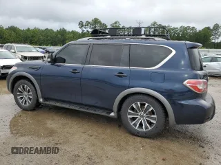 2020 Nissan Armada SL with VIN JN8AY2ND0LX017322, listed as a Copart auction lot 65927154 with 96,795 mi miles and Salvage Title. Bid and sale history available at carsss.com. Image 2.