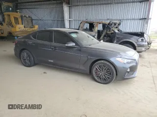 2019 Genesis G70 Advanced with VIN KMTG74LE3KU025030, listed as a Copart auction lot 46325035 with 26,942 mi miles and Clean Title. Bid and sale history available at DreamBid. Image 4.