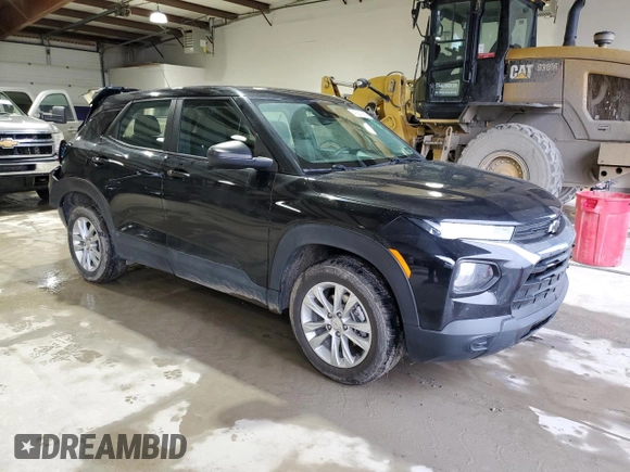 2021 Chevrolet TrailBlazer LS with VIN KL79MNSL9MB022568, listed as a Copart auction lot 47202985 with 60,773 mi miles and Salvage Title. Bid and sale history available at carsss.com. Image 4.