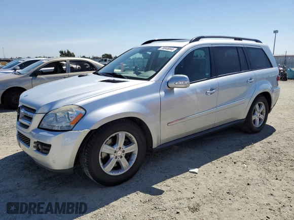 2008 Mercedes-Benz GL-Class 4.6L with VIN 4JGBF71E68A376813, listed as a Copart auction lot 70049044 with 152,942 mi miles and Salvage Title. Bid and sale history available at carsss.com. Image 1.