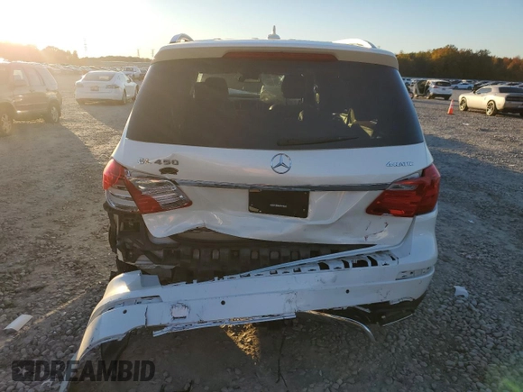2016 Mercedes-Benz GL with VIN 4JGDF6EE2GA641769, listed as a Copart auction lot 81859134 with 156,473 mi miles and Salvage Title. Bid and sale history available at carsss.com. Image 6.