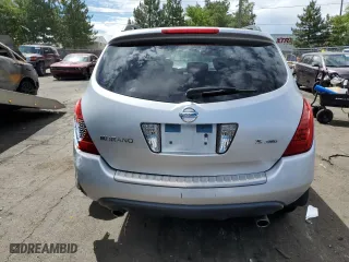 2006 Nissan Murano SE with VIN JN8AZ08W26W509780, listed as a Copart auction lot 68576614 with 195,629 mi miles and Salvage Title. Bid and sale history available at carsss.com. Image 6.