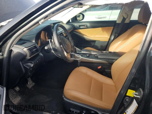 2017 Lexus IS with VIN JTHCM1D26H5018227, listed as a Copart auction lot 46108525 with 60,726 mi miles and Salvage Title. Bid and sale history available at carsss.com. Image 7.